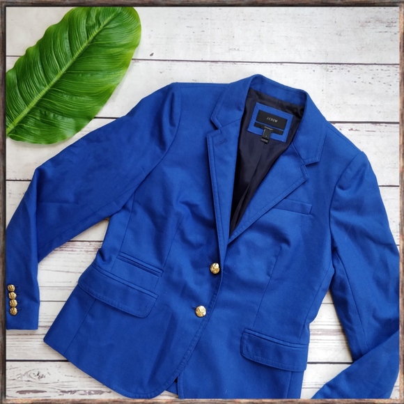 J. Crew Jackets & Blazers - J. CREW Schoolboy Wool Blazer in Festival Blue
